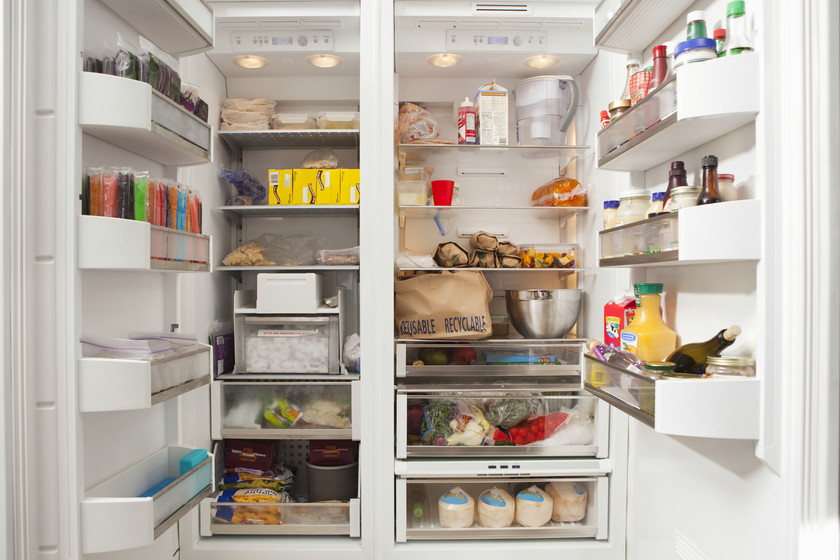 guía para acomodar el refrigerador
