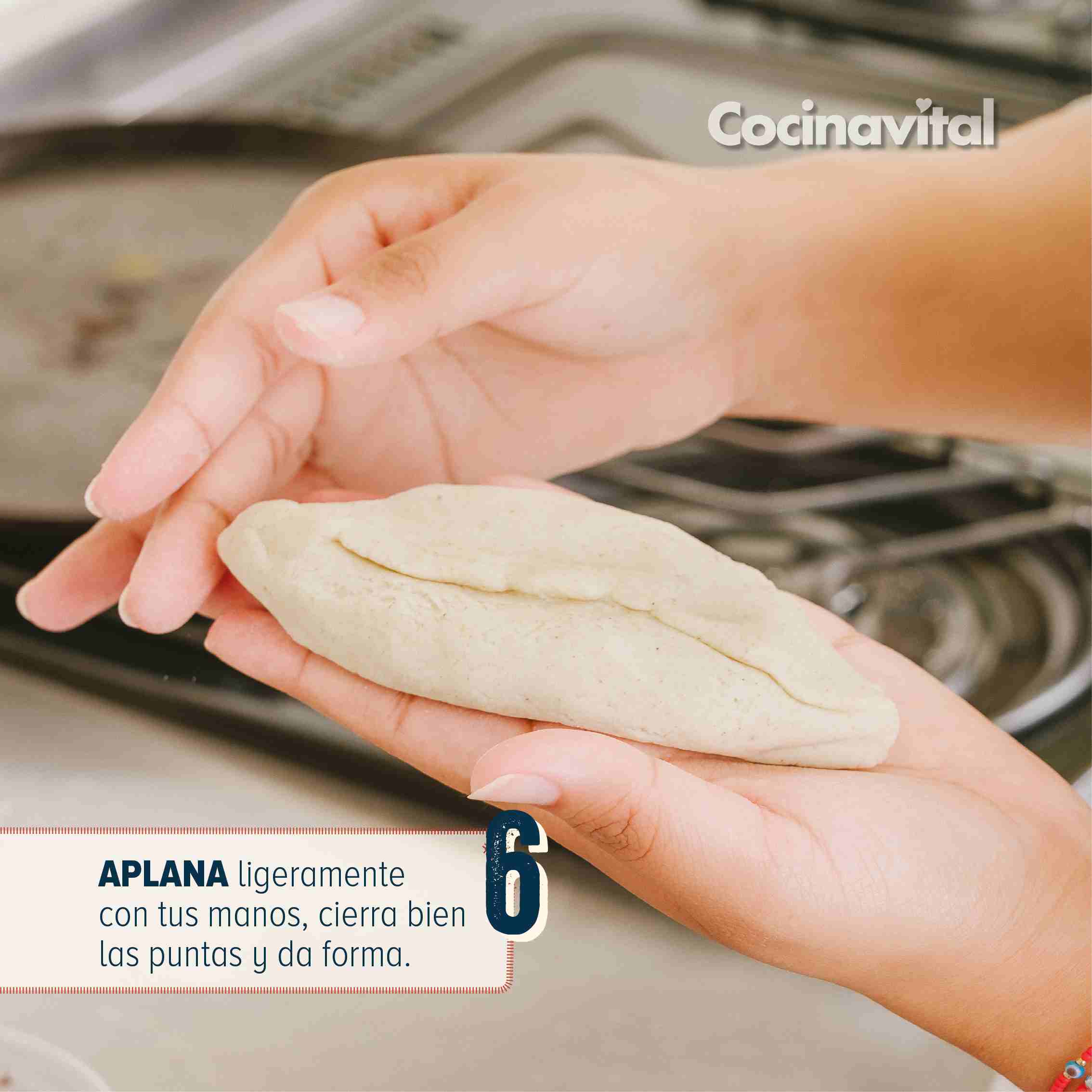 Aplana con tus manos