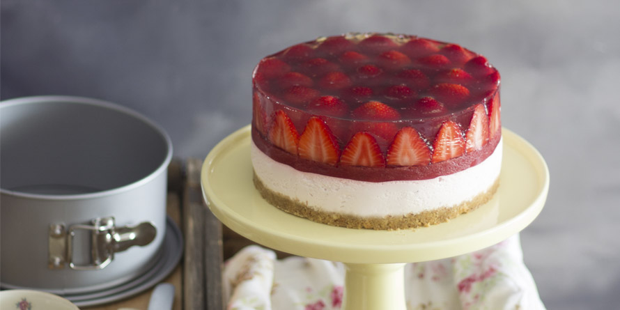 cheesecake de fresas