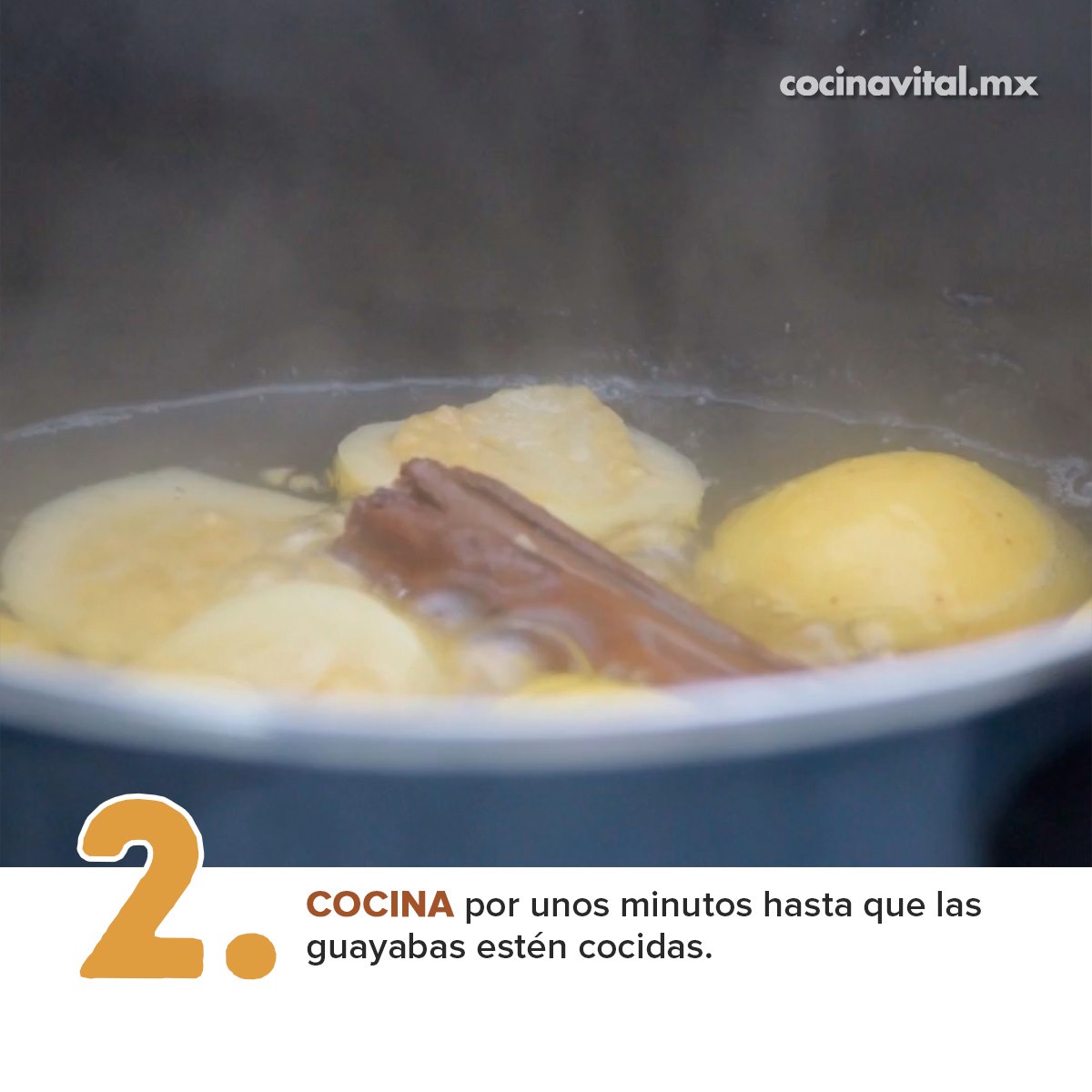 Cocina hasta que las guayabas estén cocidas