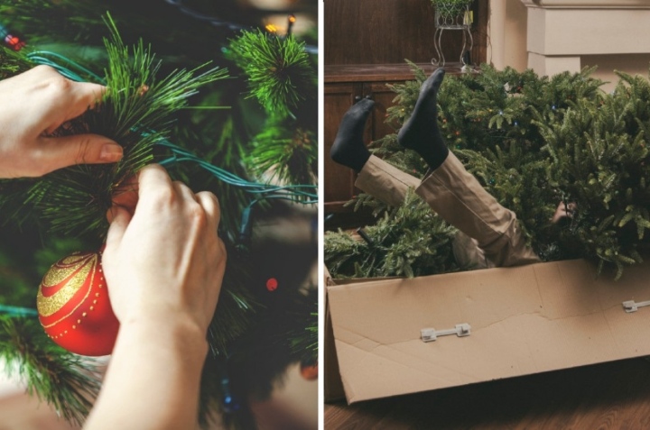 cómo guardar el árbol de navidad