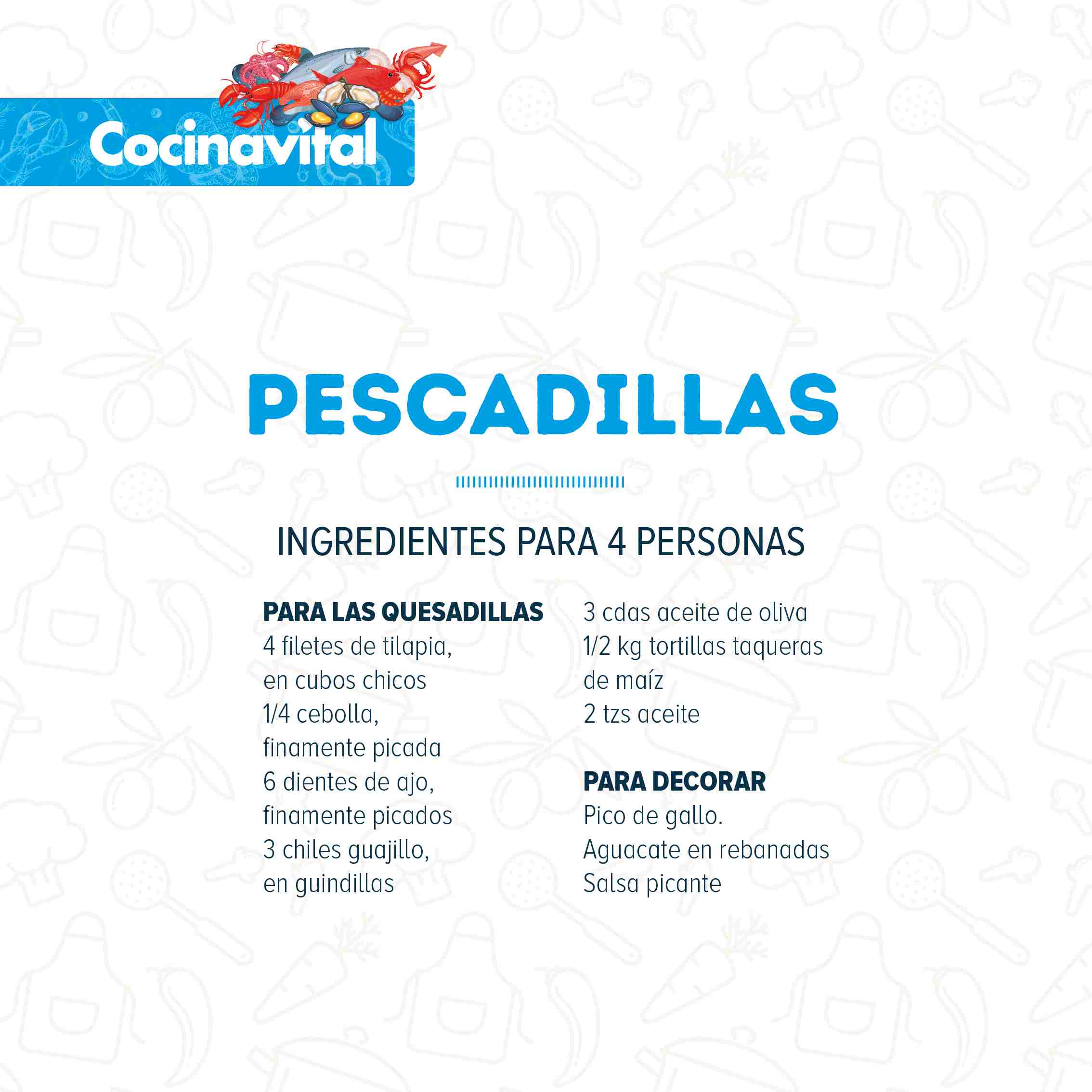 Ingredientes Pescadillas