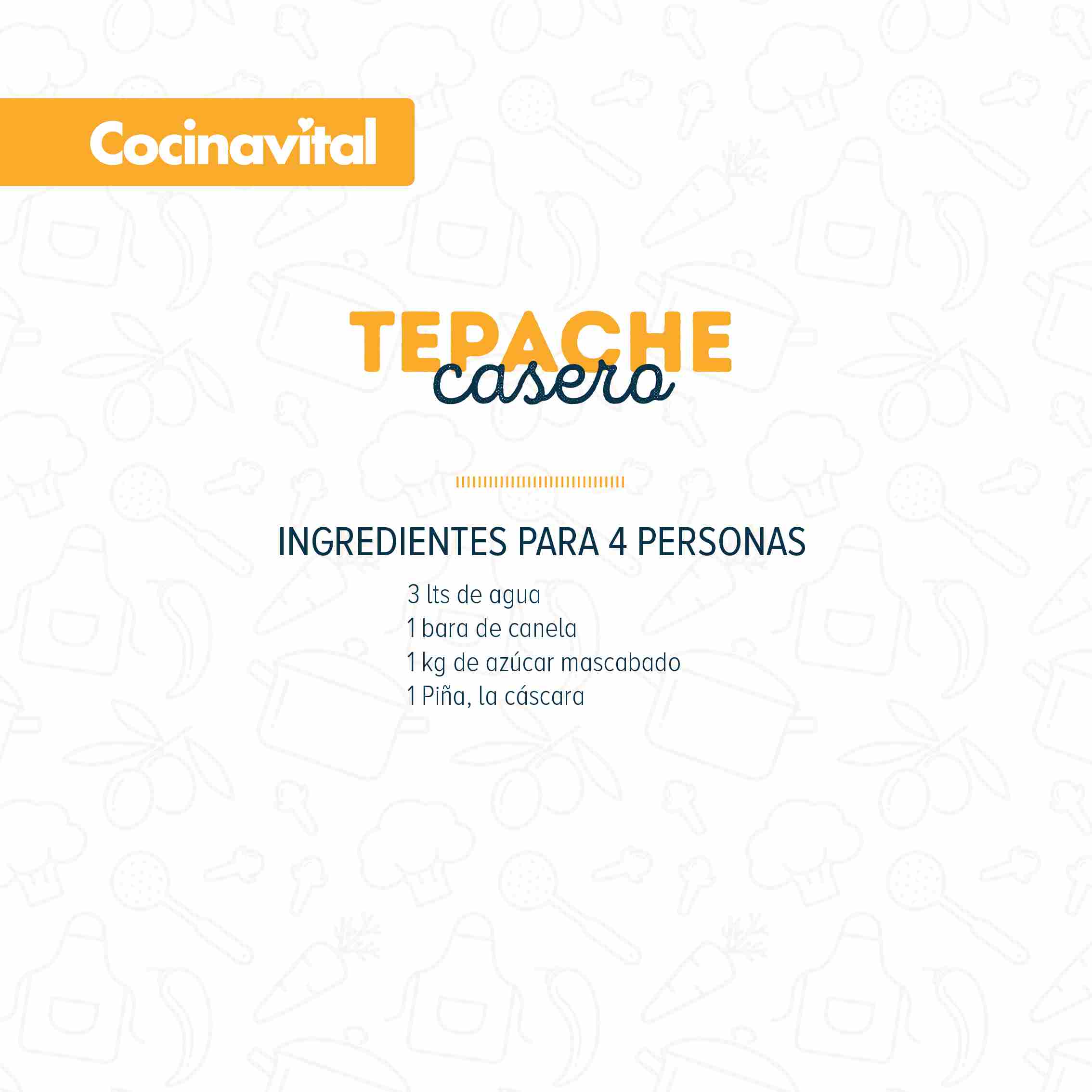 Ingredientes Tepache