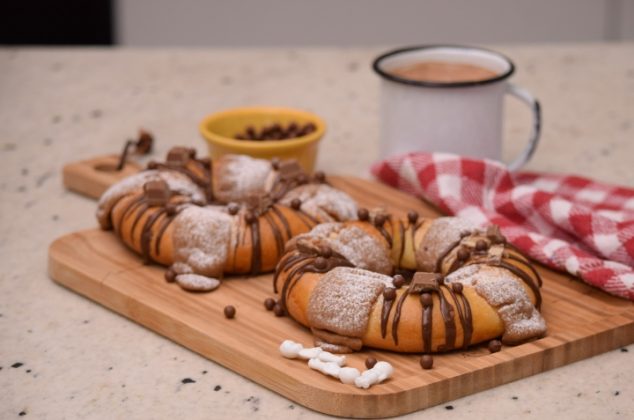 Mini roscas de reyes chocolatosas, receta fácil y deliciosa