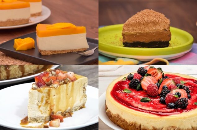 4 fáciles y deliciosas recetas de cheesecake ¡Sin horno!