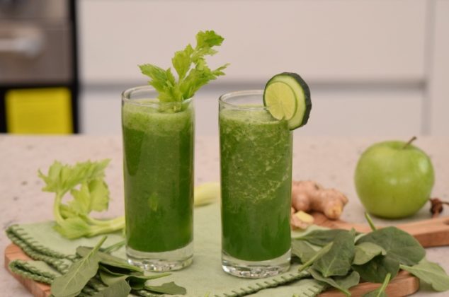 Recetas de jugos detox con espinacas para el desayuno