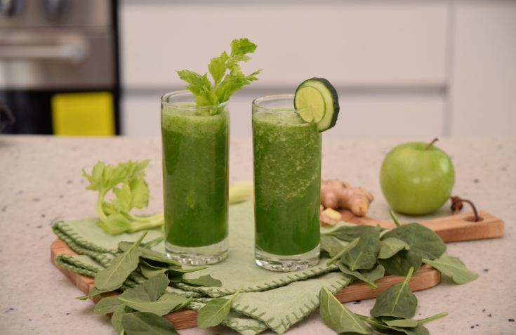 recetas de jugos detox con espinacas