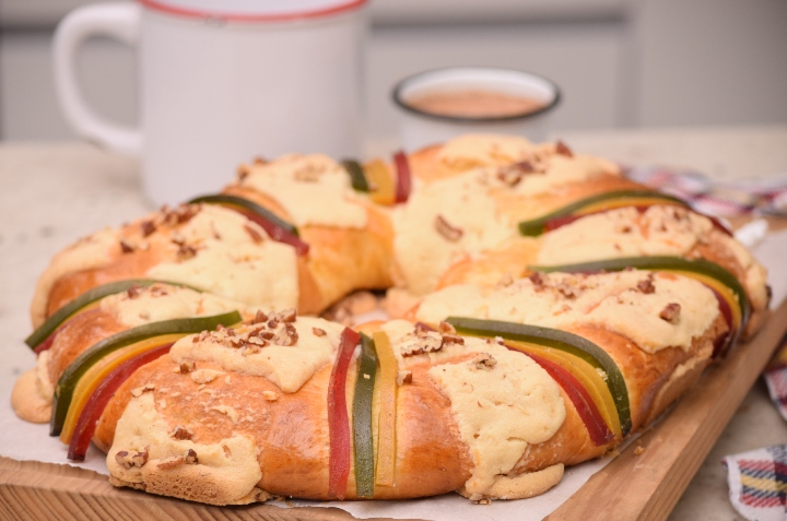 ingredientes para la rosca de reyes