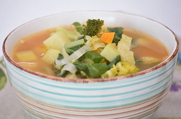 sopa de verduras