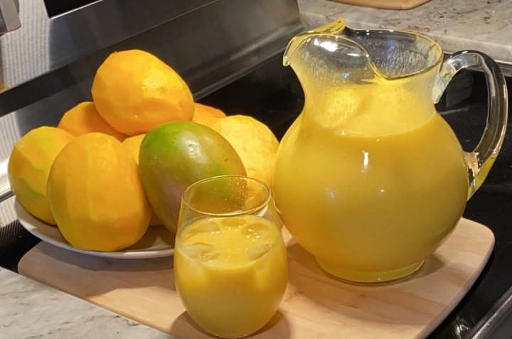 agua de mango cremosa