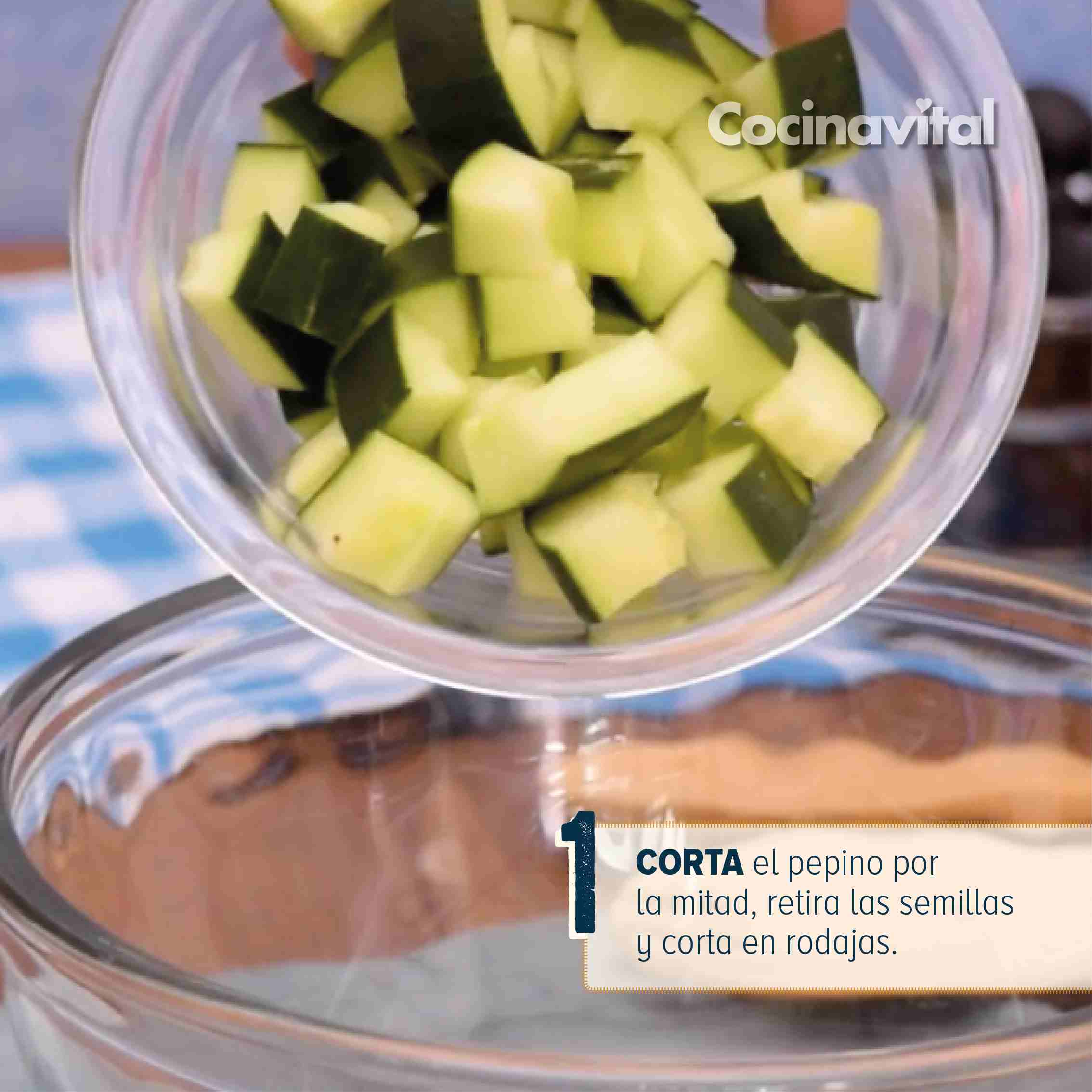 Corta el pepino