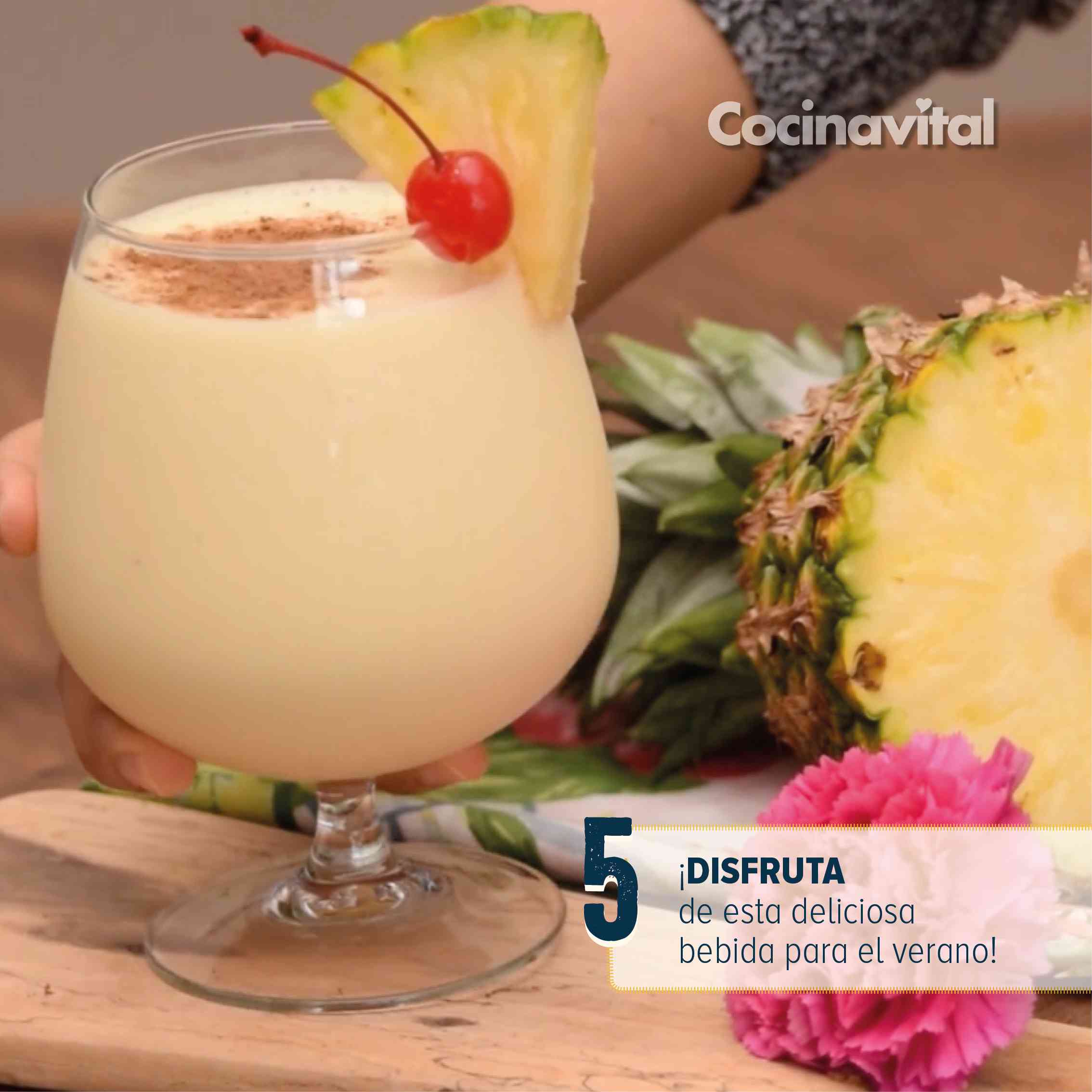 Disfruta de esta Piña colada