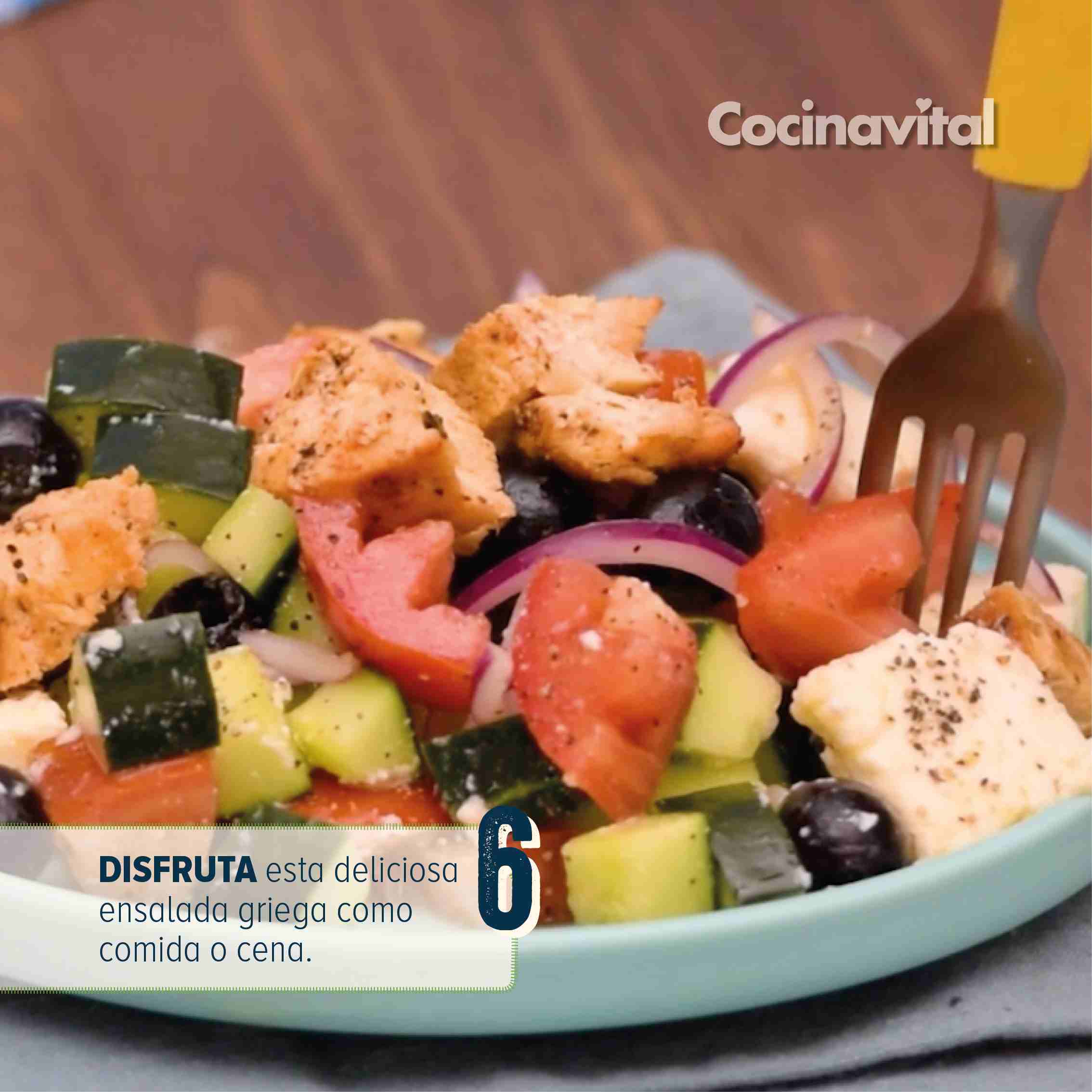 Disfruta esta ensalada