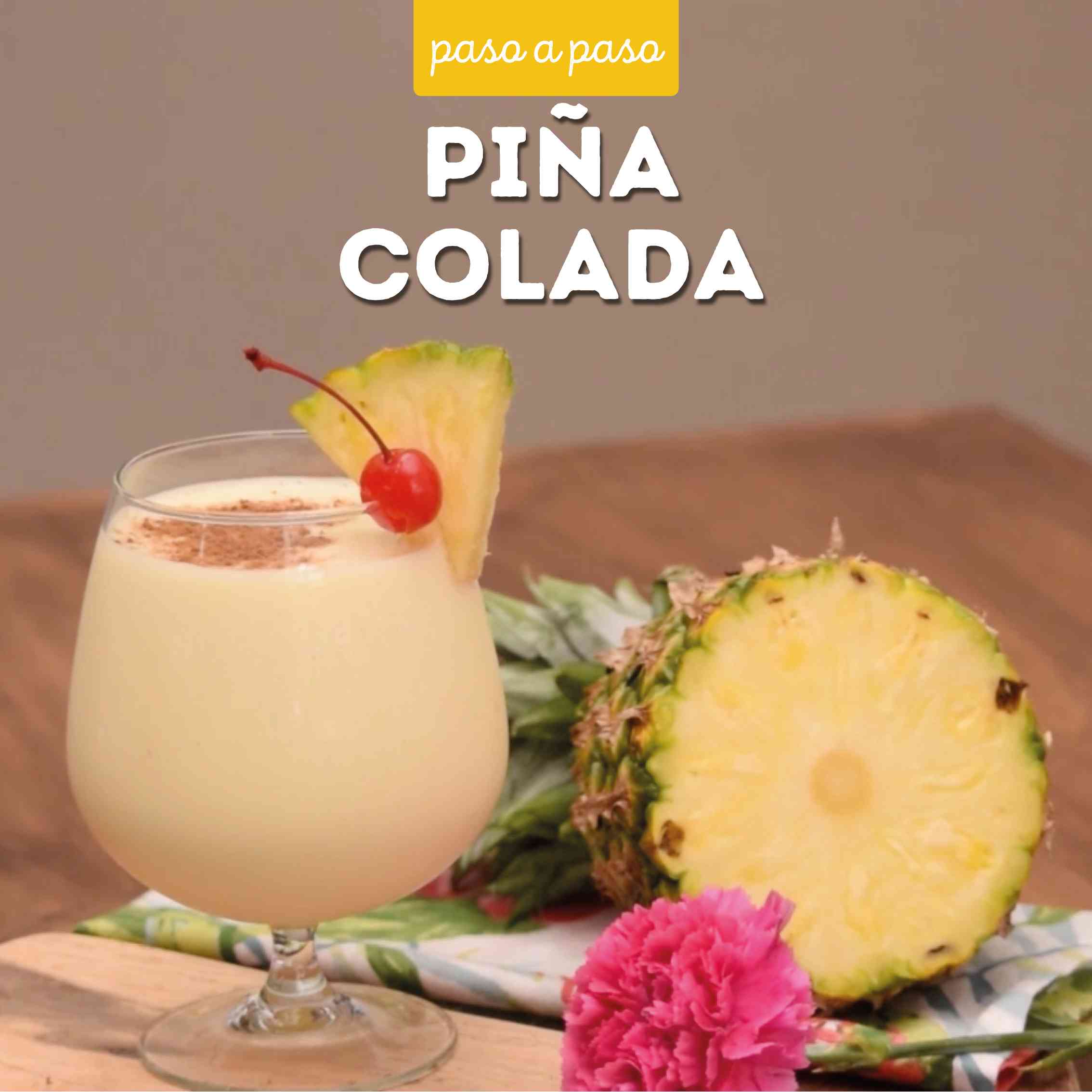 Receta Piña colada