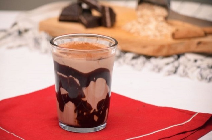 Receta de agua de horchata con chocolate, paso a paso 