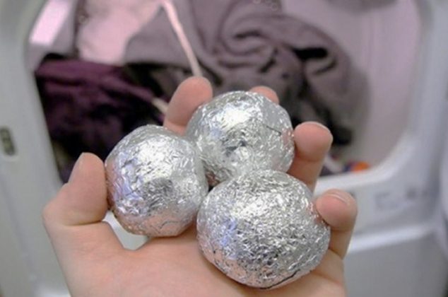 bolas de aluminio en lavadora