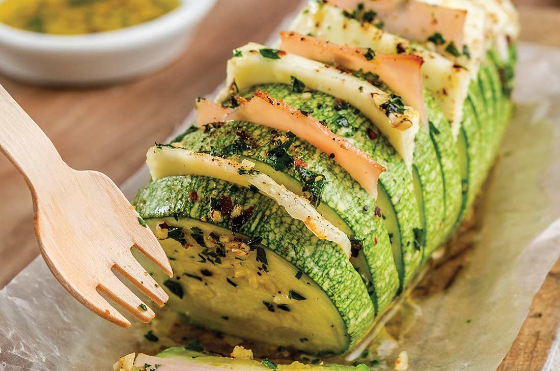 receta de calabacitas rellenas