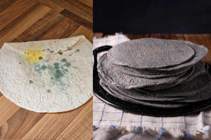 tiktoker compra tortillas azules