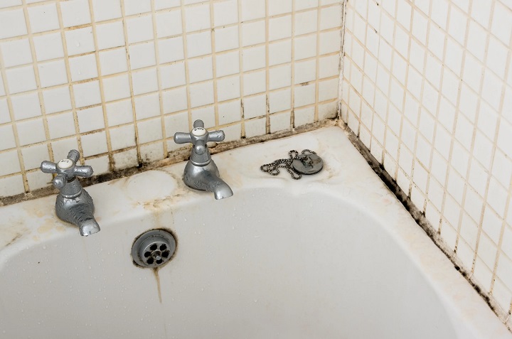 Cómo eliminar el moho negro de la silicona de tu bañera con 3 ingredientes caseros