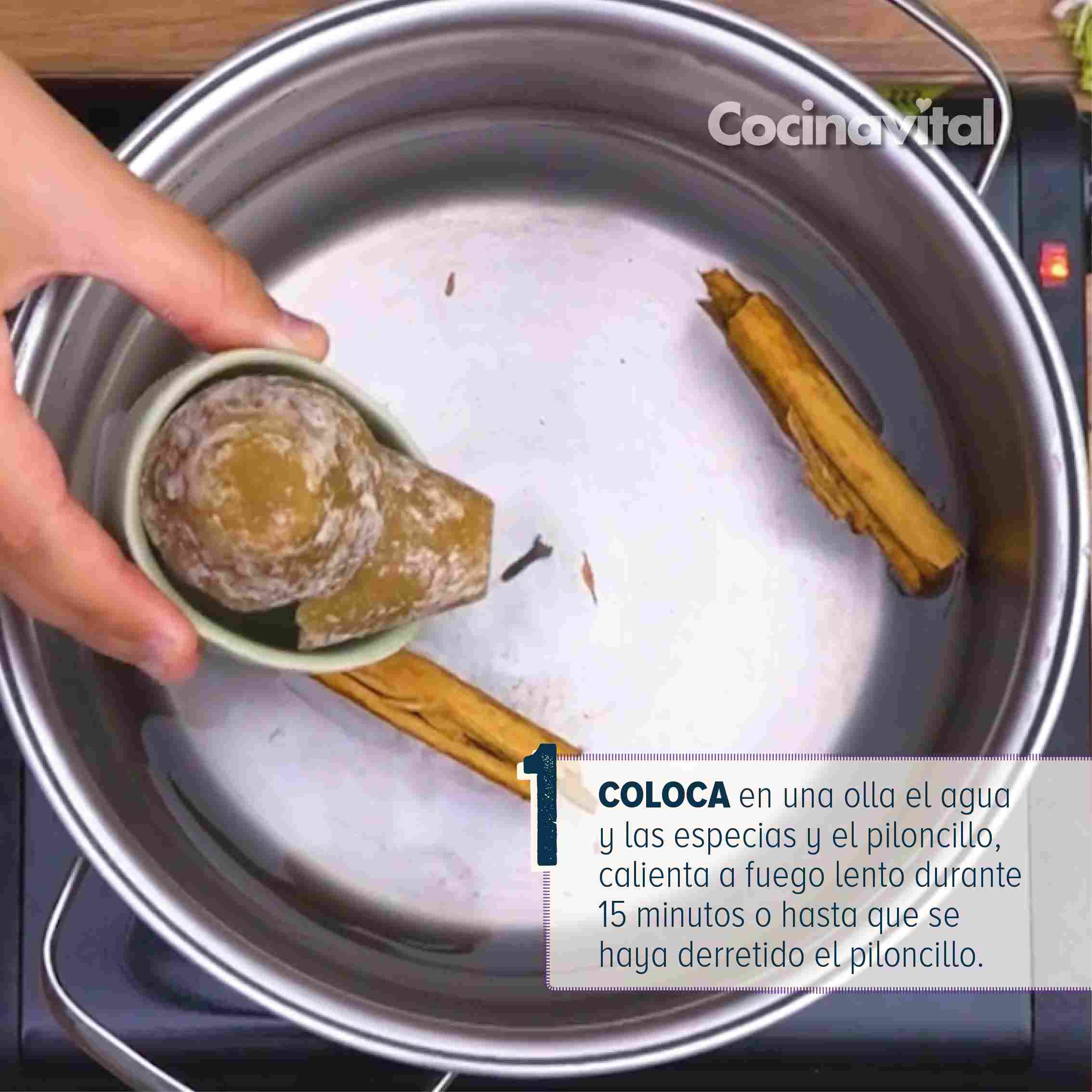 Coloca los ingredientes