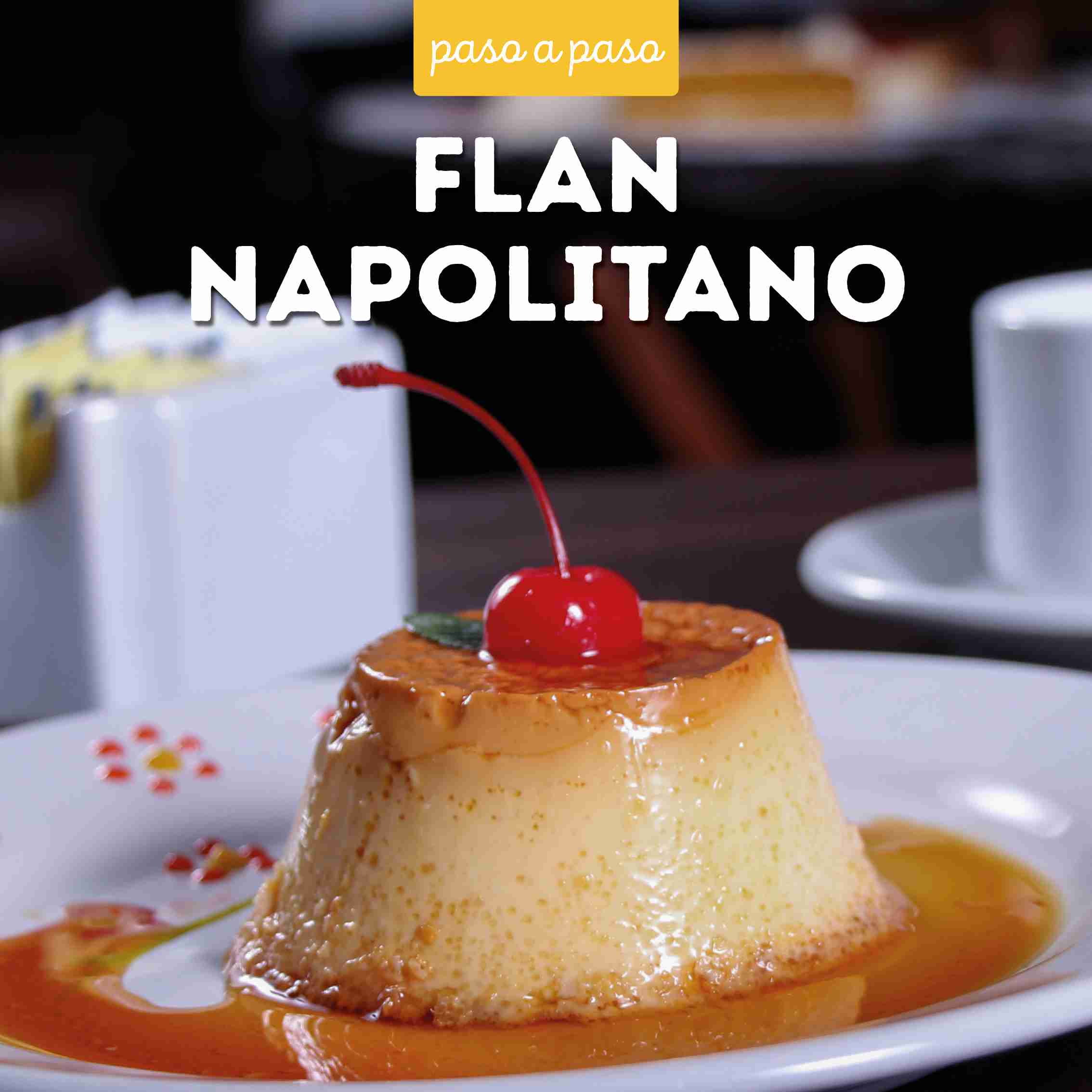 Receta Flan napolitano