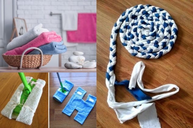 4 ingeniosas formas de reciclar o reutilizar las toallas viejas
