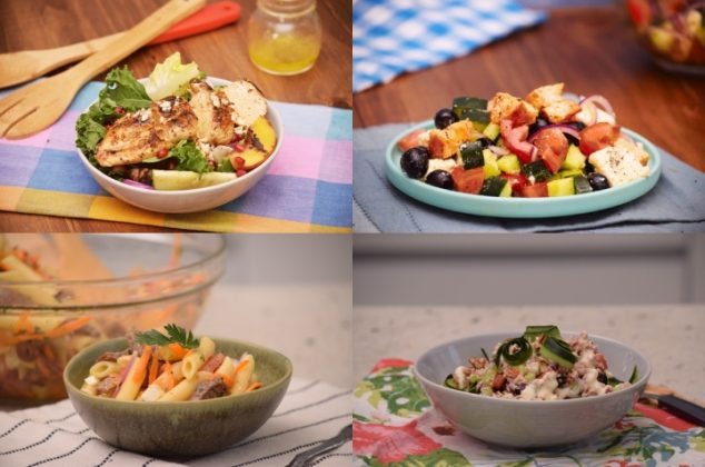 ¡Fáciles y deliciosas! 4 recetas de ensaladas frescas