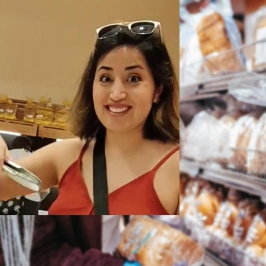 extranjera compra panes mexicanos