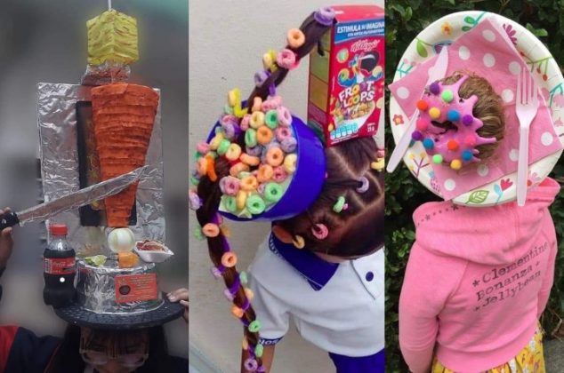 19 ideas de peinados locos inspirados en comida para Día del Niño