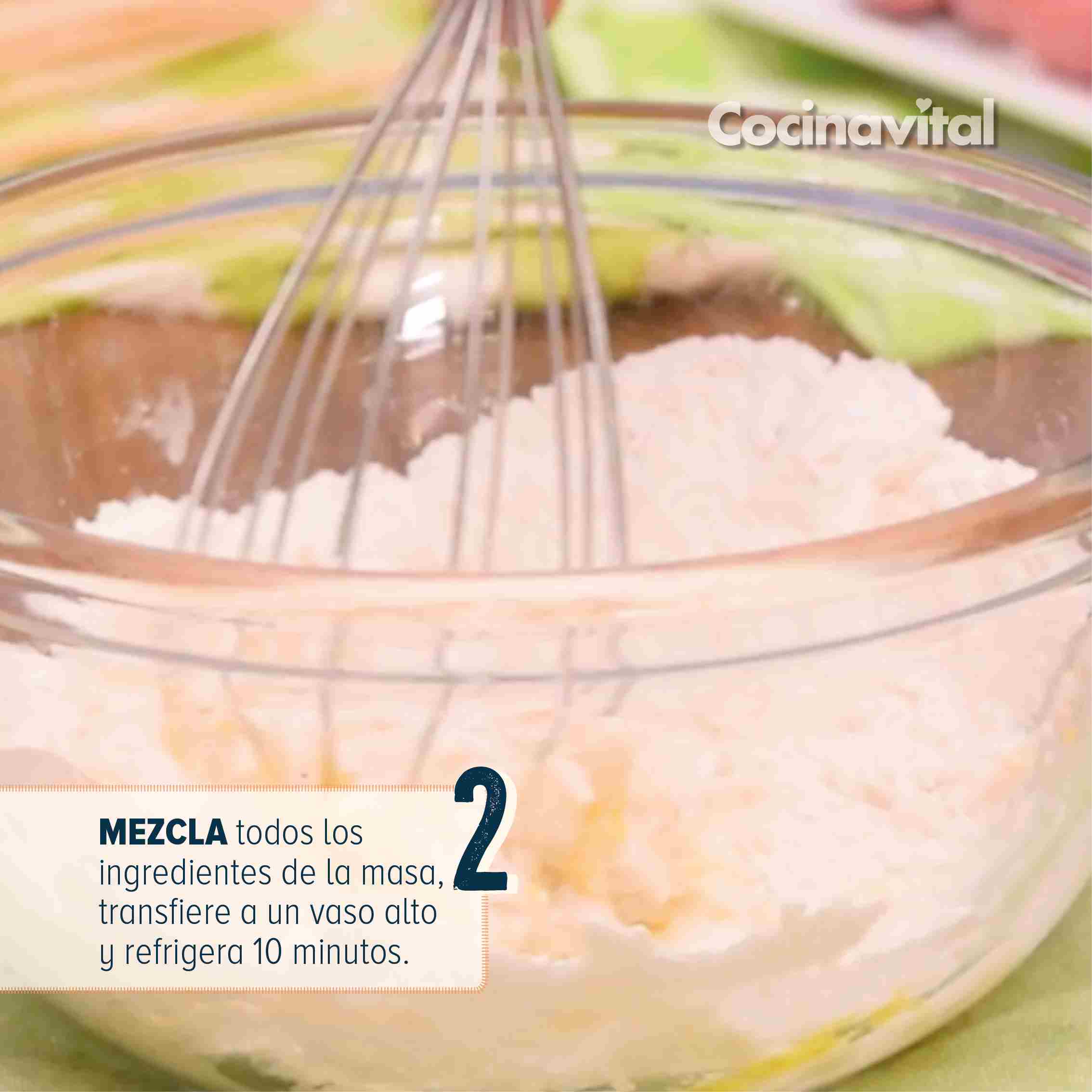 Mezcla los ingredientes