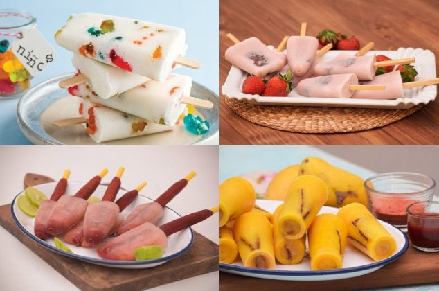 4 fáciles recetas de paletas heladas para niños