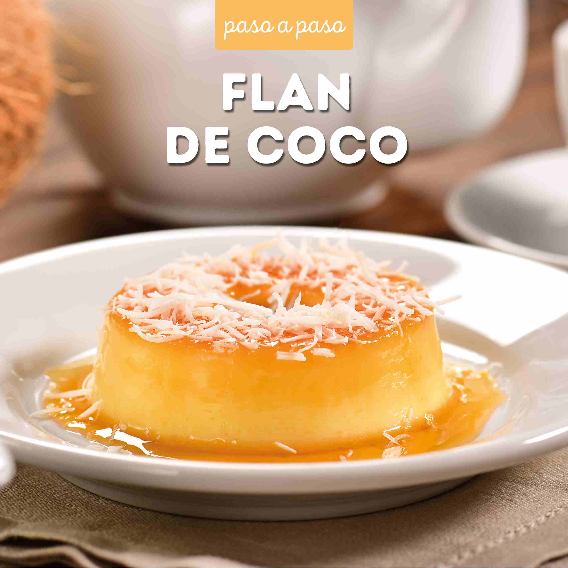 Receta Flan de coco