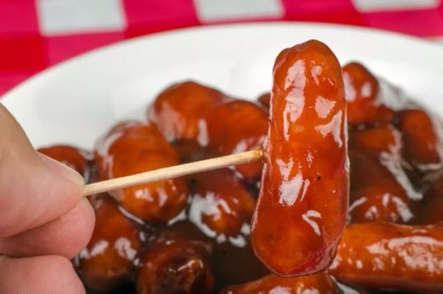 Salchichas agridulces con jugo de naranja: Botana fácil de hacer