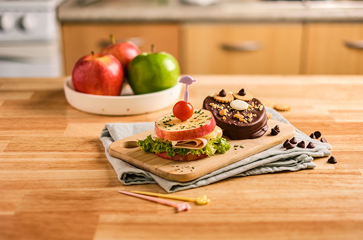 Sándwich de manzana 2x1 para el Día del Niño