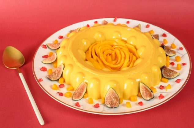 Gelatina de mango sin azúcar, postre saludable y delicioso