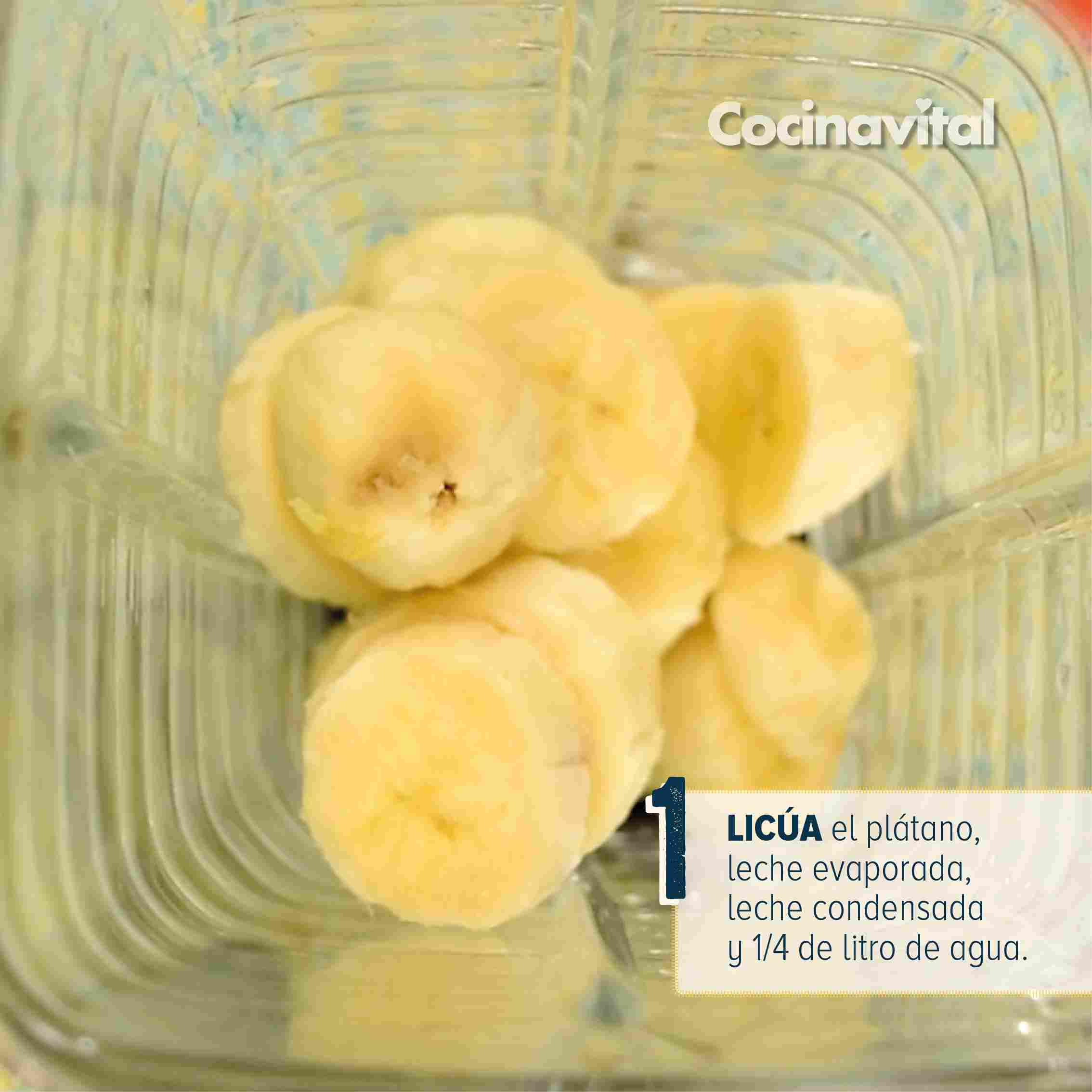 Licúa los ingredientes