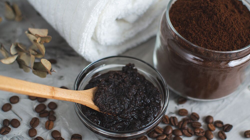 mascarilla de café para la cara