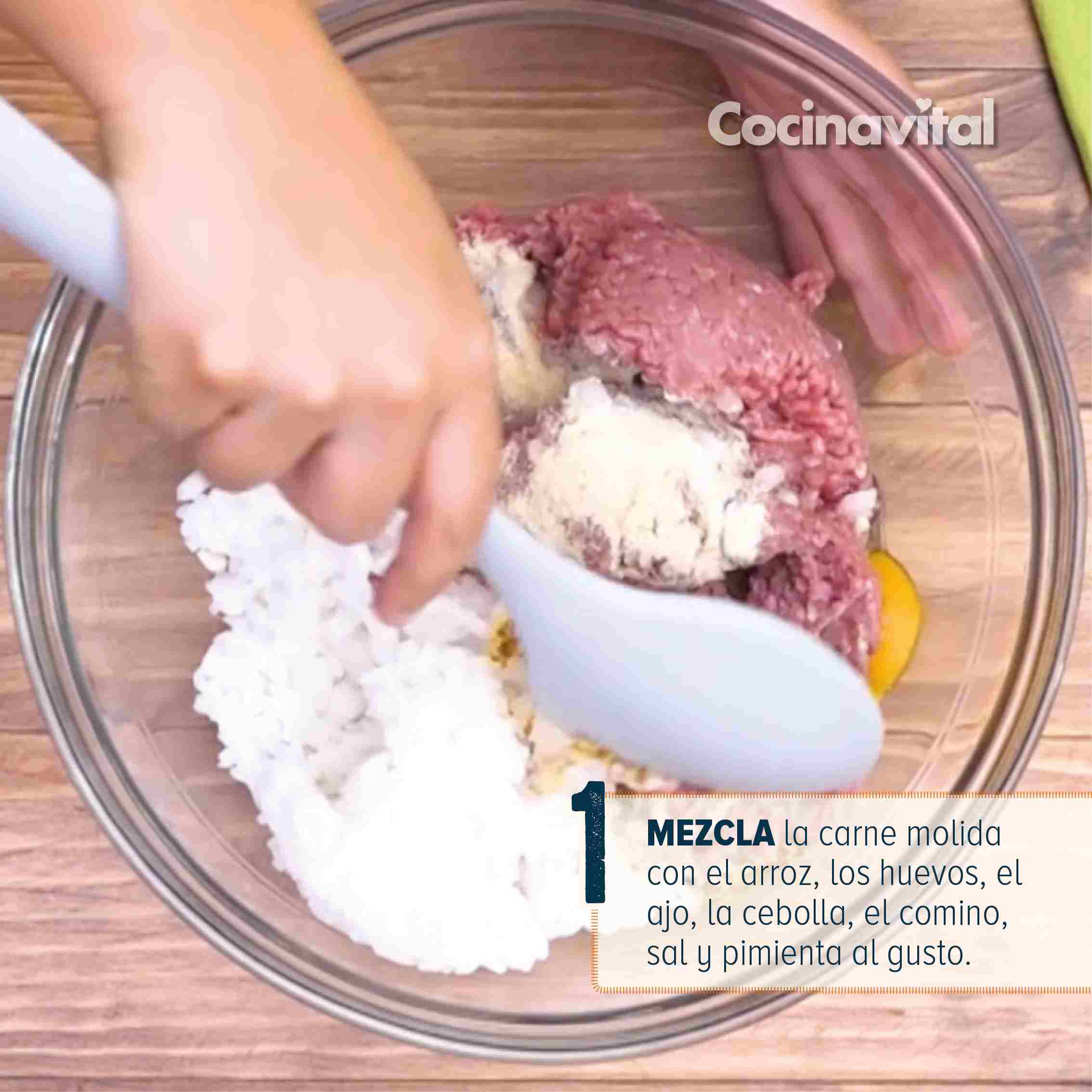 Mezcla los ingredientes