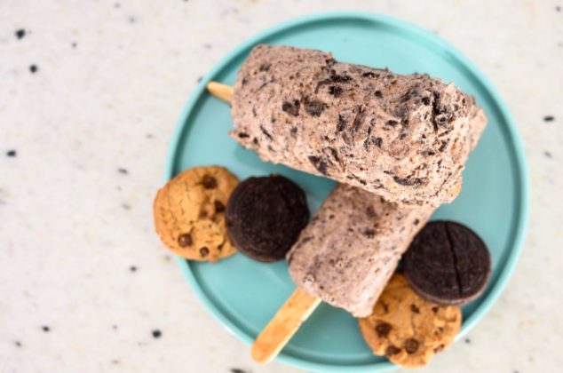 Refrescantes y deliciosas paletas de galletas ¡sin molde!