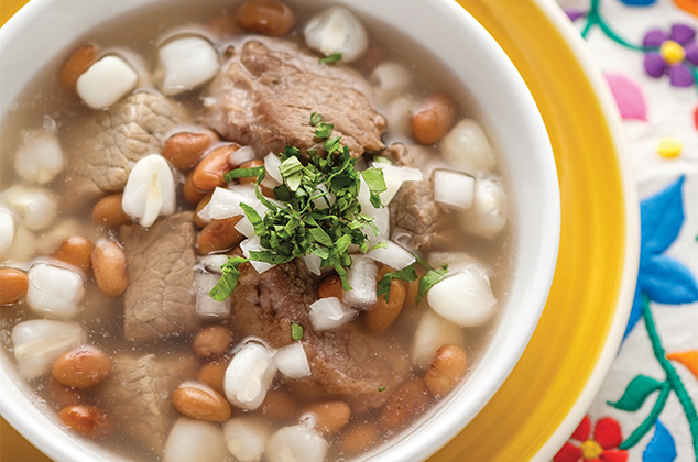 caldo de gallina pinta receta