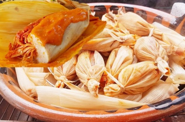 Receta de chanchamitos, tamales de elote con carne de puerco