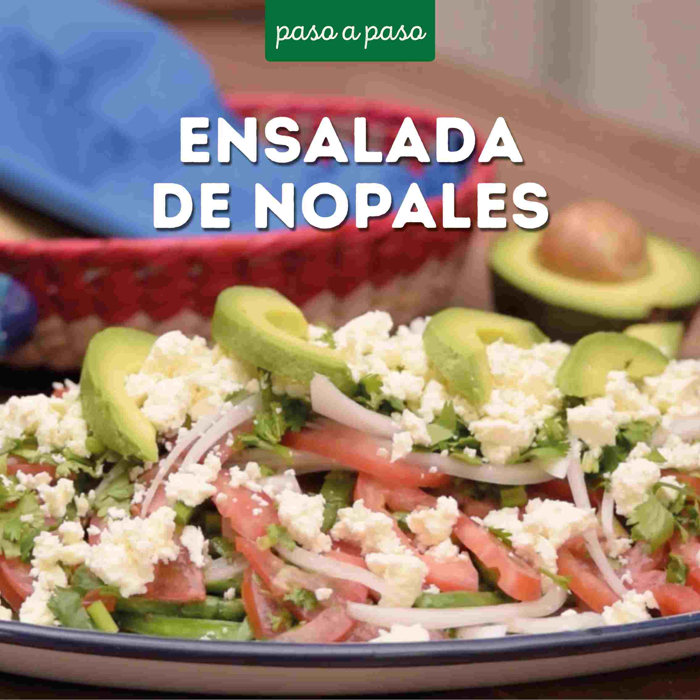 Receta Ensalada de nopales