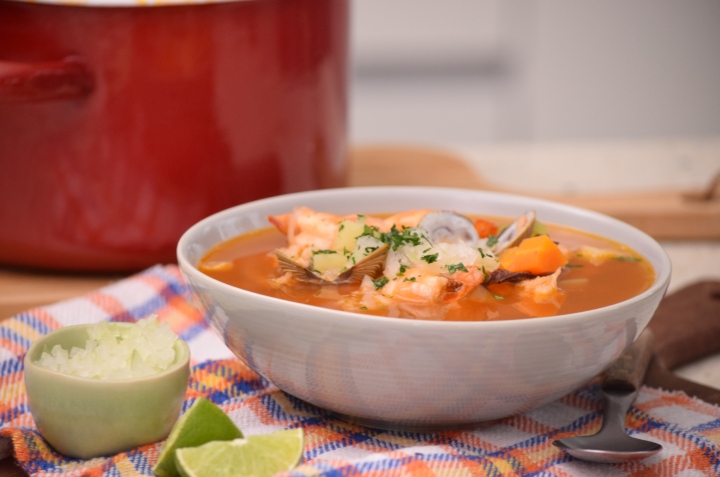 sopa de mariscos