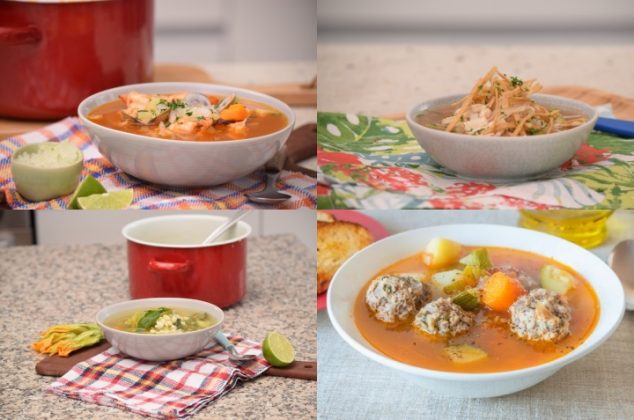 4 fáciles y calientitas recetas de sopas tradicionales en 30 minutos