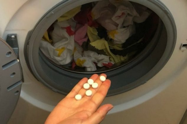 Beneficios de poner 6 aspirinas para lavar la ropa en la lavadora