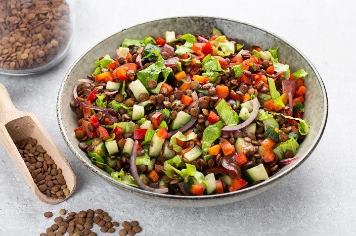 Receta ceviche de lentejas