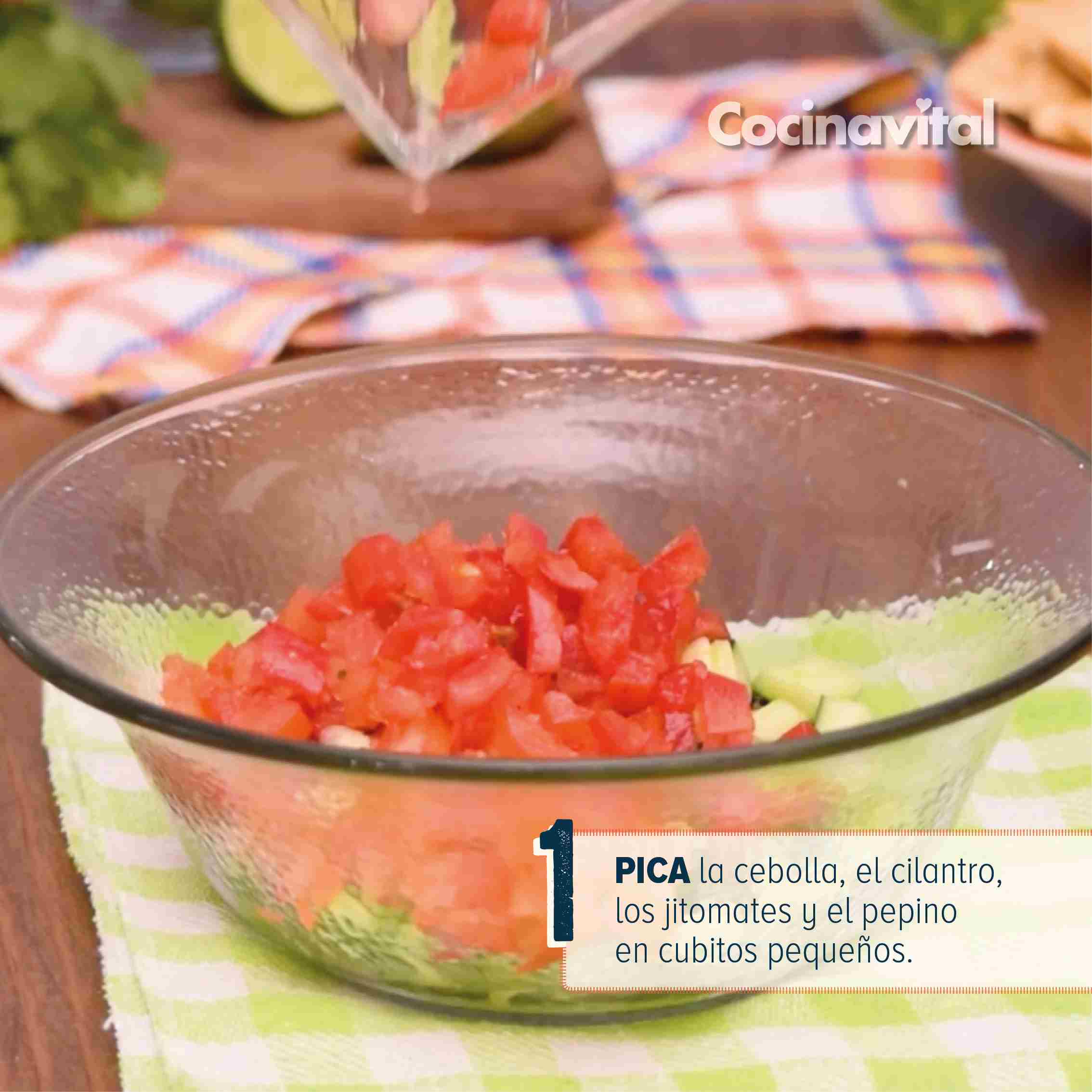 Pica todos los ingredientes