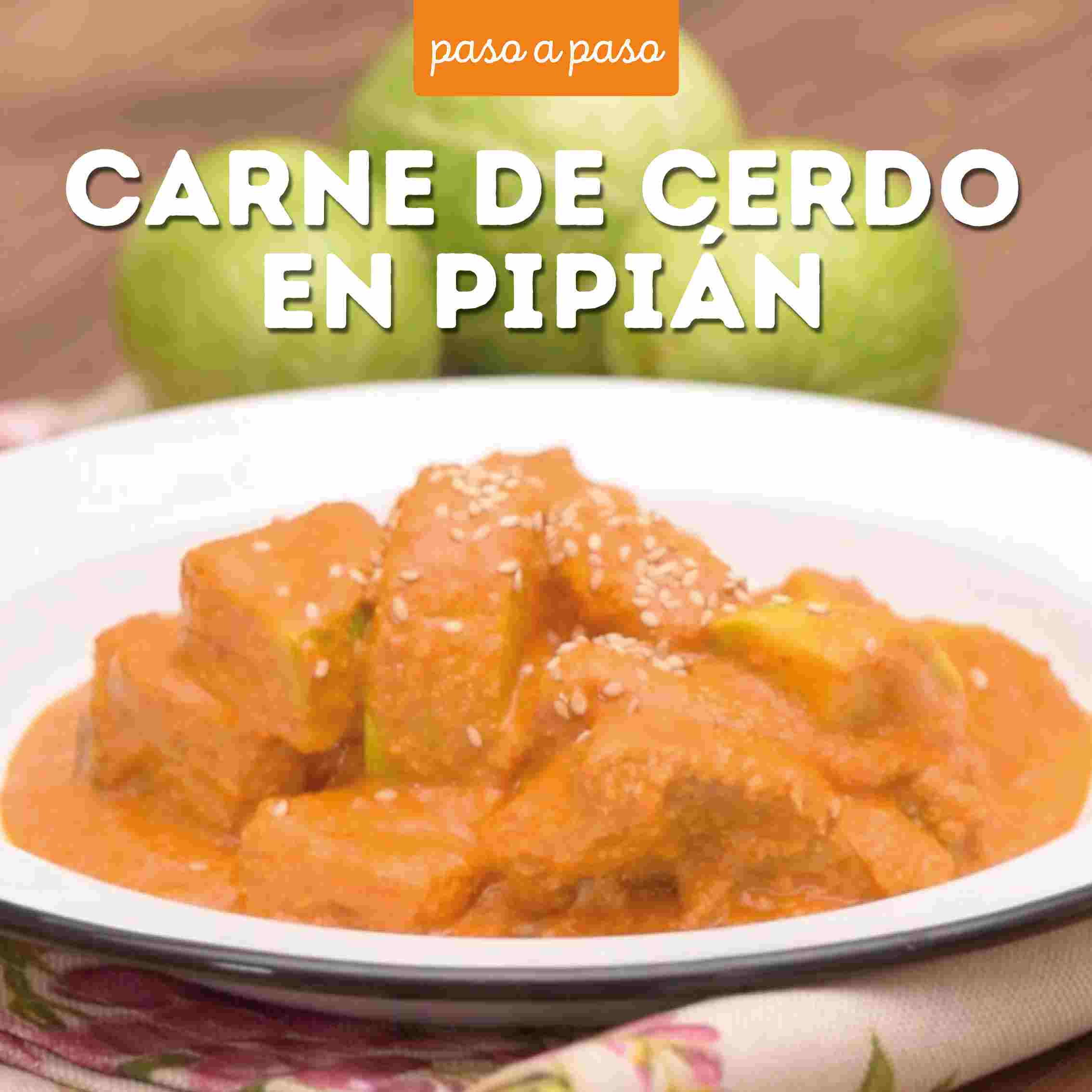 Carne de cerdo en pipián