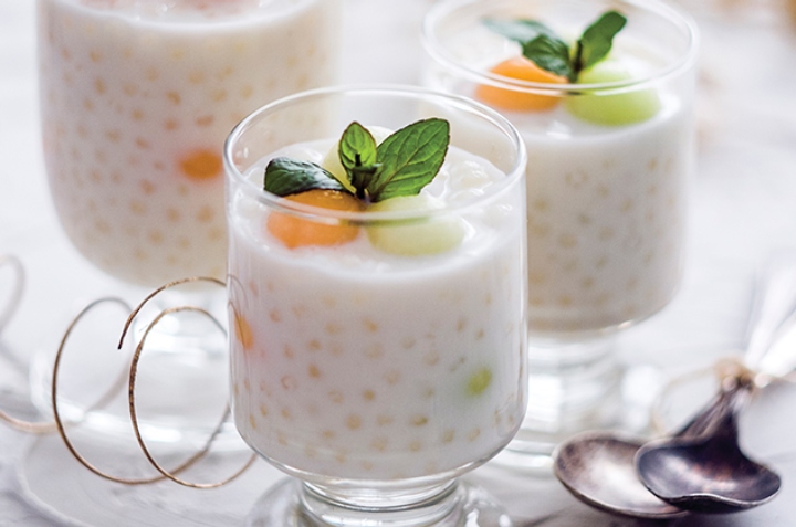 tapioca con leche de coco 