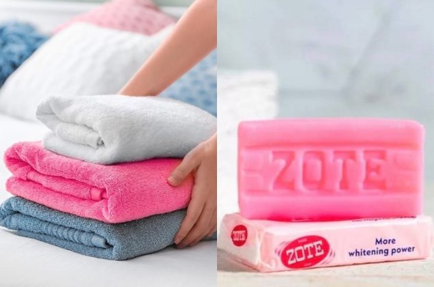 Truco con jabón Zote para que tus toallas huelan delicioso al guardarlas